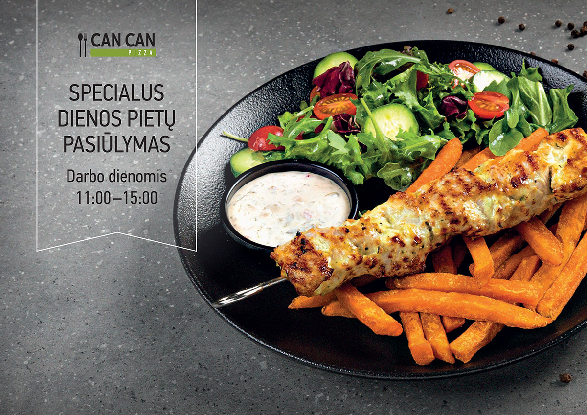 Can Can dienos pietų pasiūlymai CUP